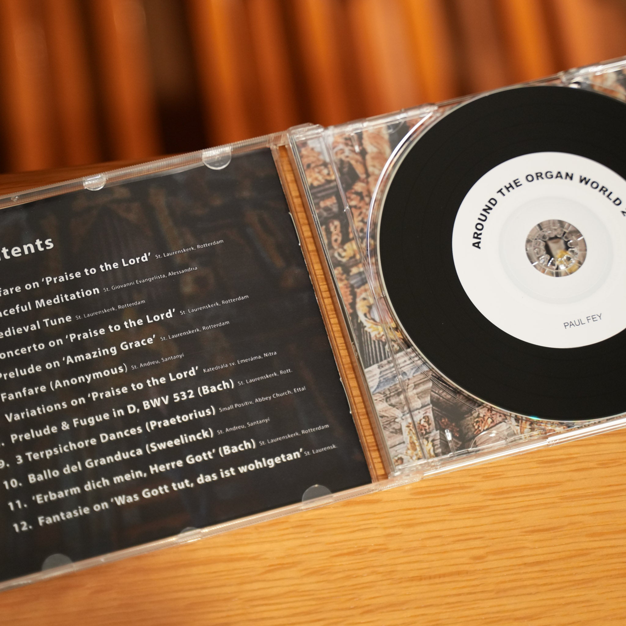 Organ CD: 'Around the Organ World 2' - Paul Fey