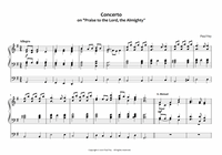 Concerto on "Praise to the Lord, the Almighty" (Sheet Music) - Pipe Organ Music by Paul Fey