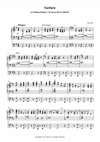 Fanfare on "Adeste Fideles" (Sheet Music) - Music for Organ