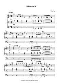 Tuba Tune II (Sheet Music) - Paul Fey - Music for Organ Regular by Paul Fey organist