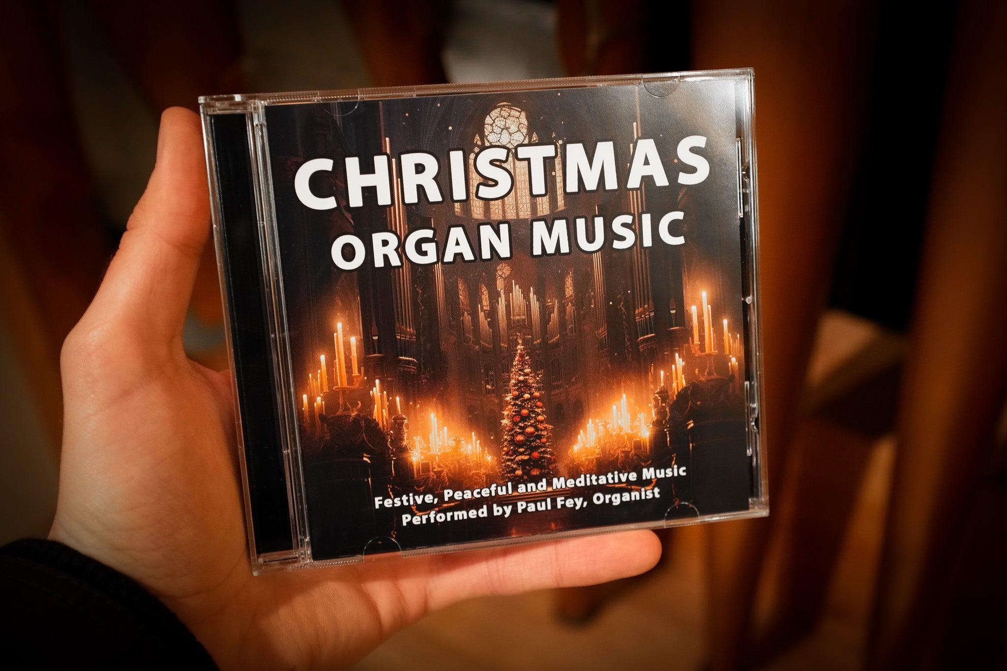 Christmas Organ Music CD Album - Pipe Organ Music - Paul Fey