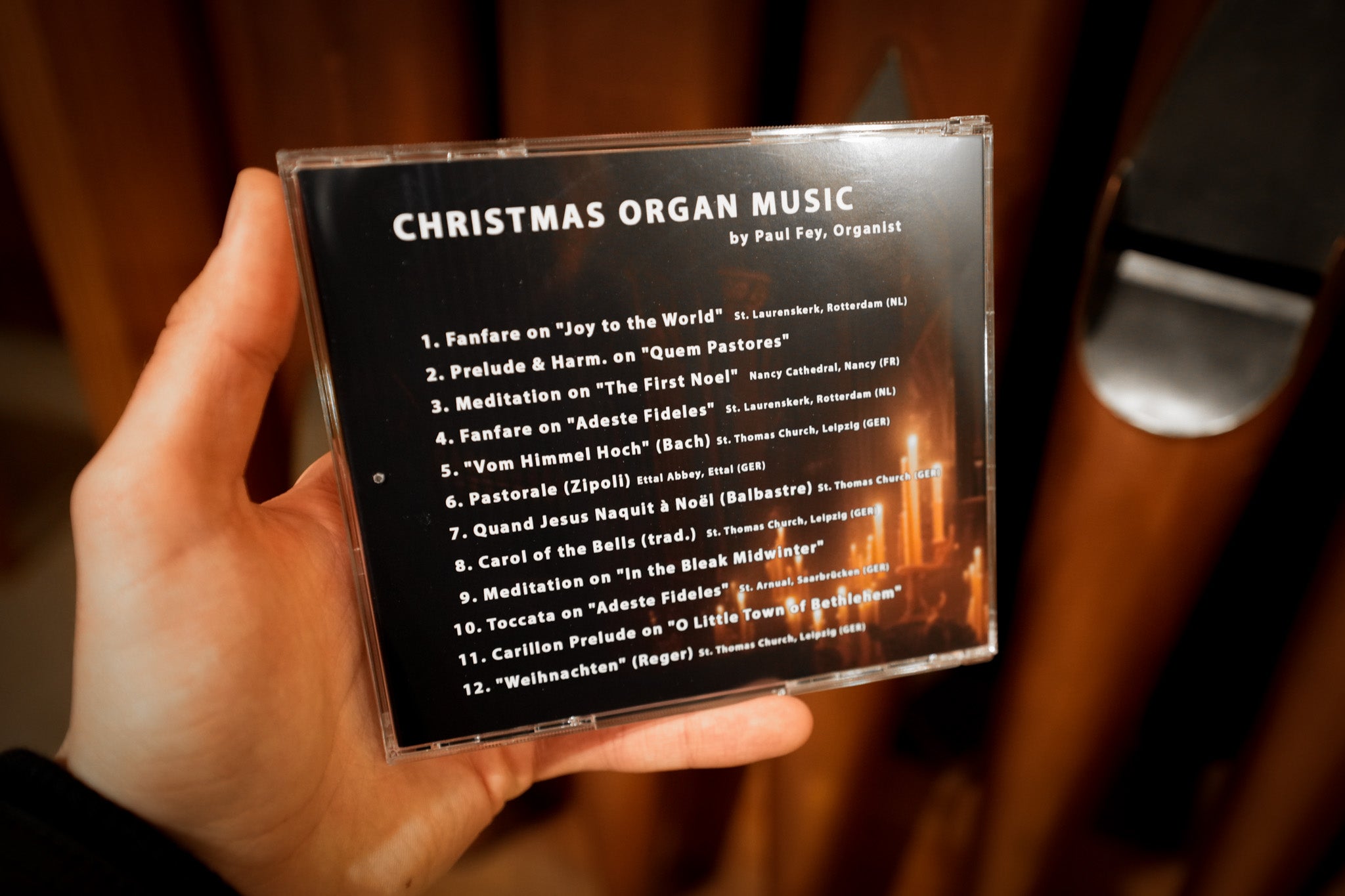 Christmas Organ Music CD Album - Pipe Organ Music - Paul Fey