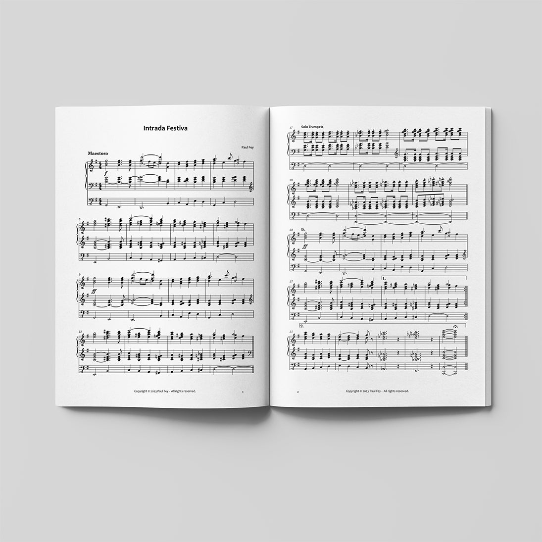 Open book preview - inside pages