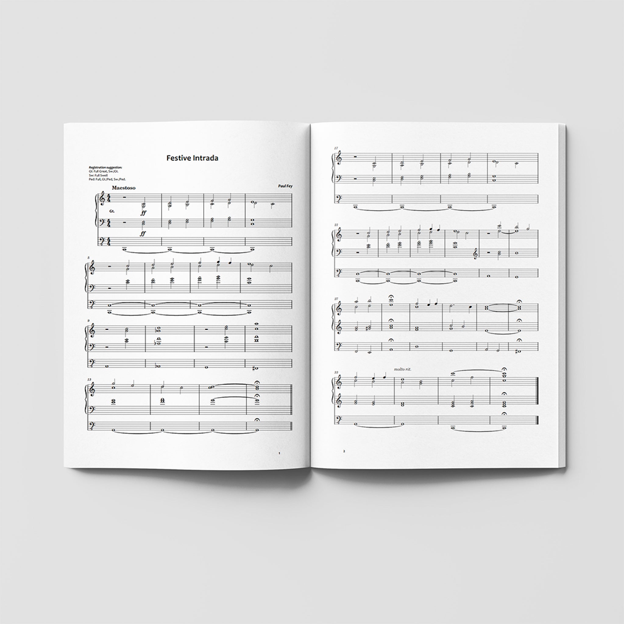 Offenes Notenbuch – Einblick in den Inhalt