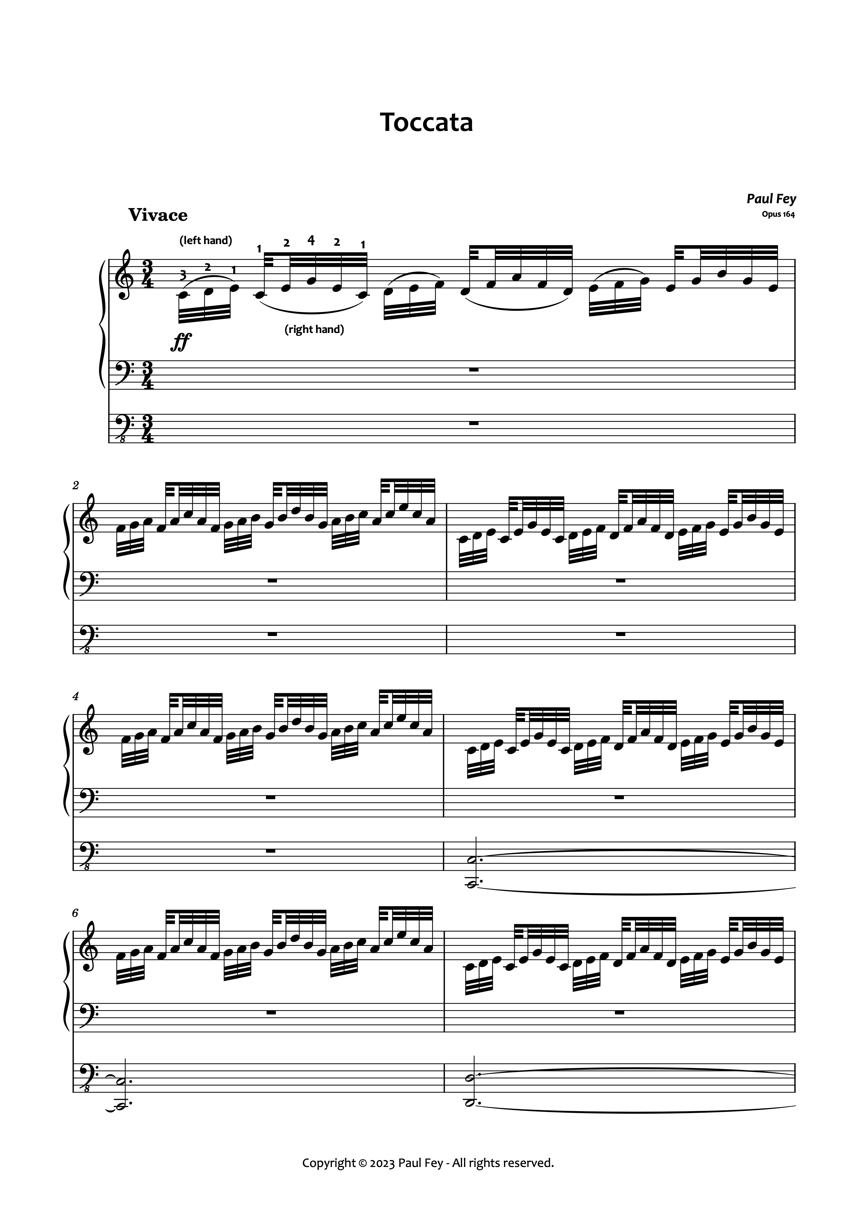 Toccata in C Major (Sheet Music) - Music for Organ PDF Download