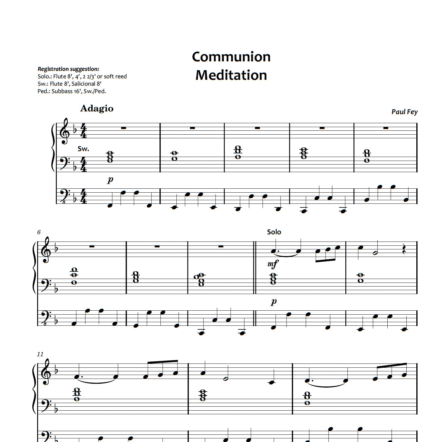 The Organist's Service Collection