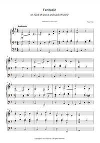 Fantasie on "God of Grace" / "Cwm Rhondda" for Organ (Sheet Music) - Music for Pipe Organ by Paul Fey