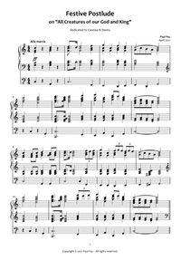 Festive Postlude on "All Creatures of Our God and King" (Sheet Music) for Organ