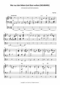 3 Favorite Hymns Harmonized (Pipe Organ Sheet Music) - Music for Pipe Organ by Paul Fey Organist 