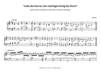 Lobe den Herren sheet music for Pipe Organ by Paul Fey