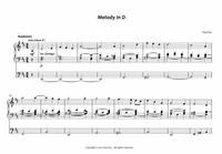 Melody in D" for Organ (Sheet Music) - Music for Pipe Organ by Paul Fey