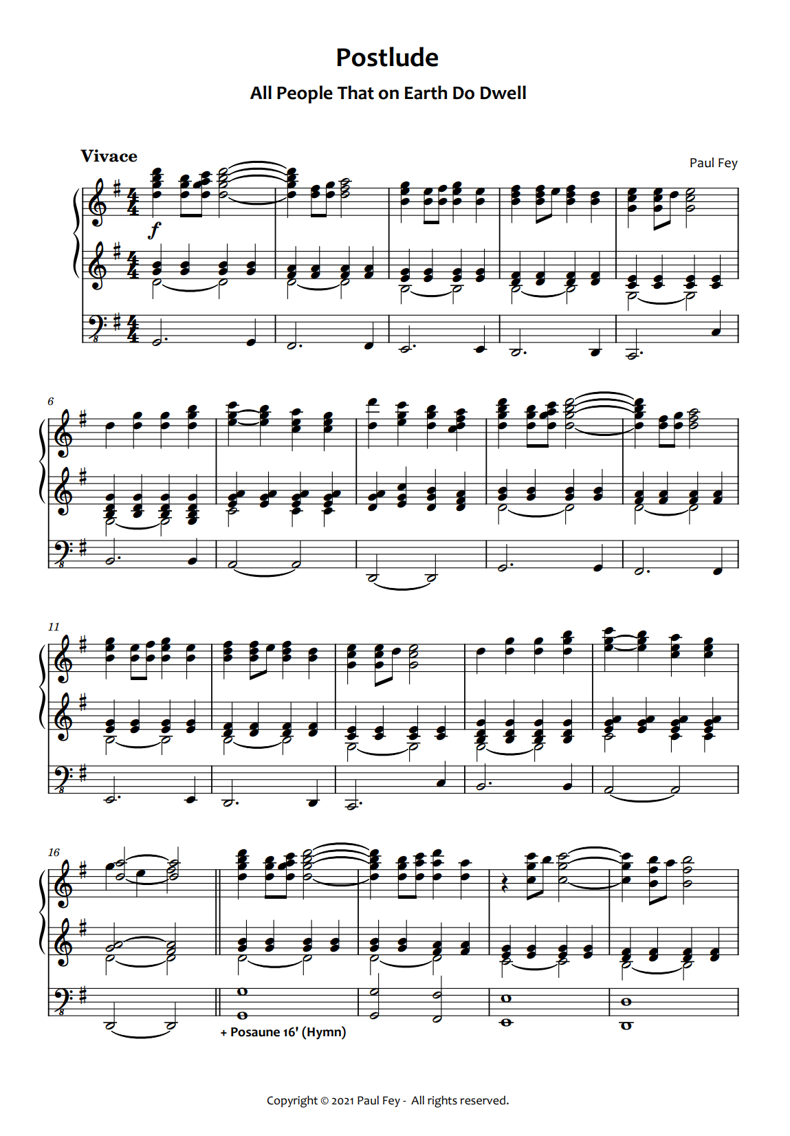 Postlude on