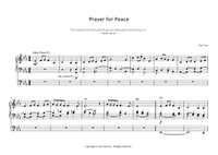 Prayer for Peace" for Pipe Organ (Sheet Music) - Music for Organ by Pau lFey