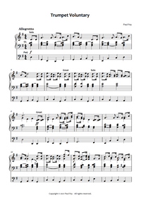 Trumpet Voluntary" for Organ (Sheet Music) - Music for Organ